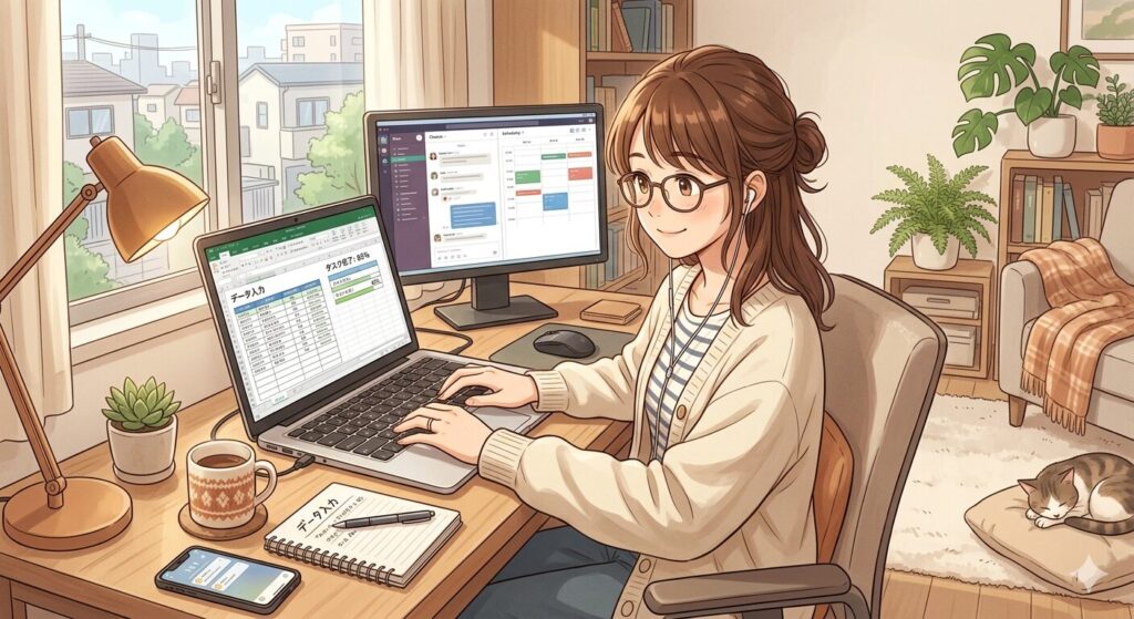 第5位：データ入力・在宅ワーク