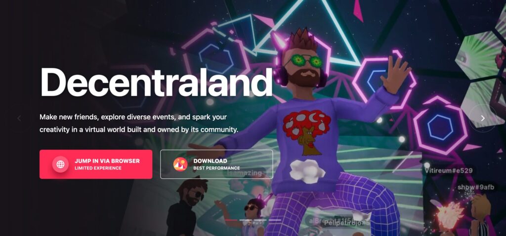 事例: Decentraland