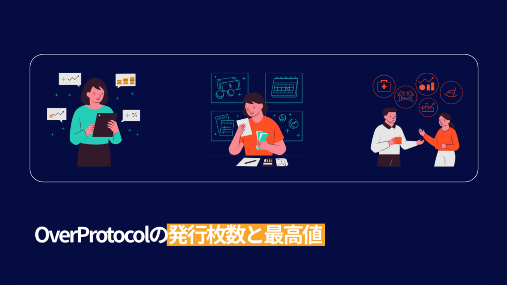 OverProtocolの発行枚数と最高値