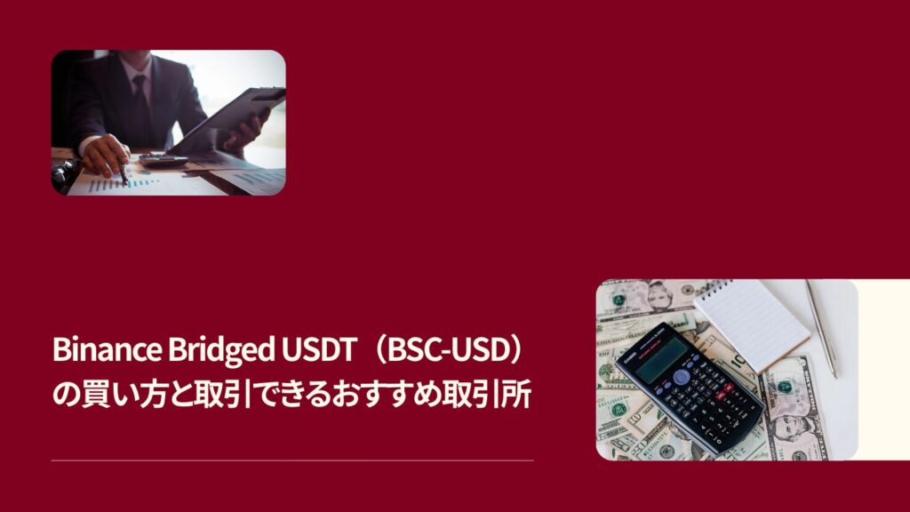 Binance Bridged USDT（BSC-USD）の買い方と取引できるおすすめ取引所