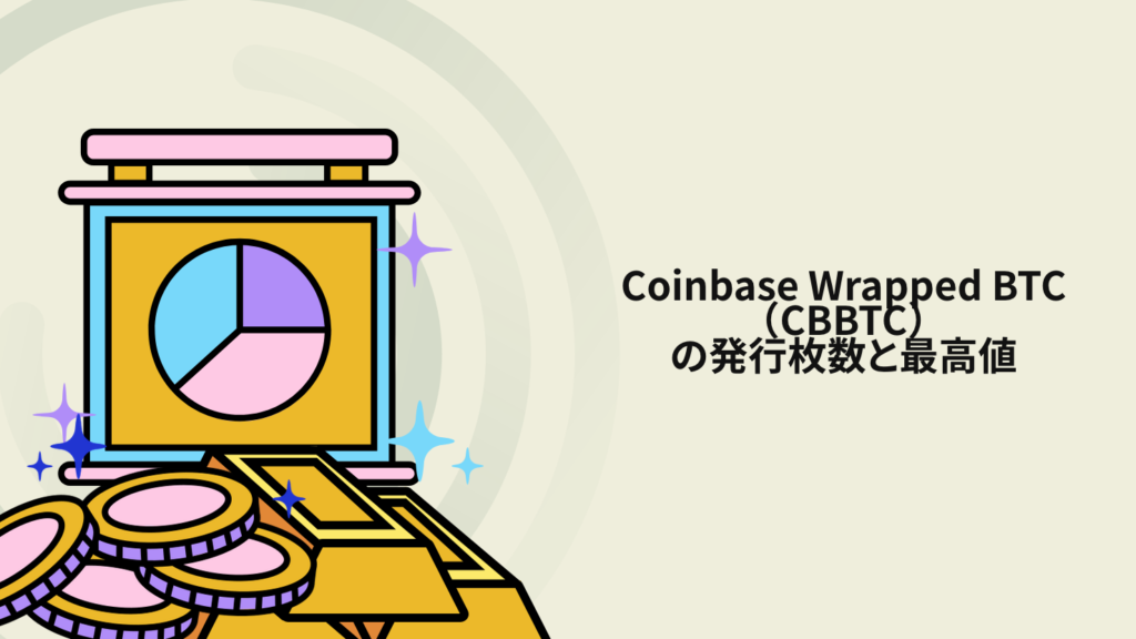 Coinbase Wrapped BTC(CBBTC)の発行枚数と最高値