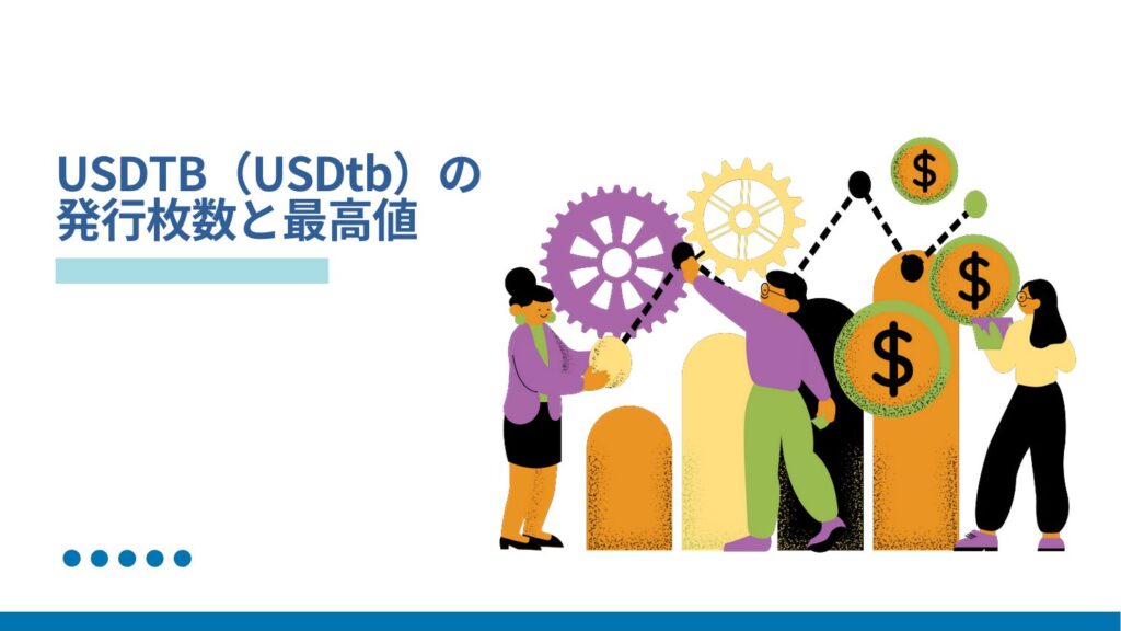 USDTB(USDtb)の発行枚数と最高値