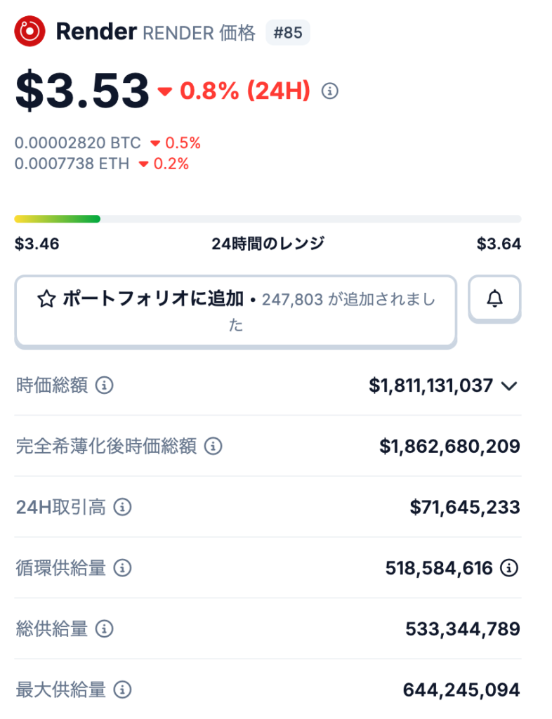 💡 発行枚数と流通量の基本情報