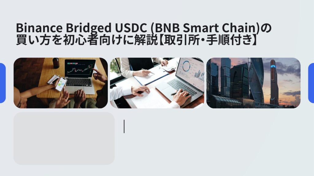 Binance Bridged USDC (BNB Smart Chain)の買い方を初心者向けに解説【取引所・手順付き】