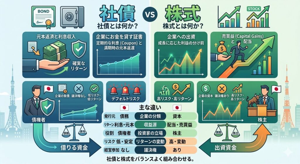 株式との違い(株価との関係)
