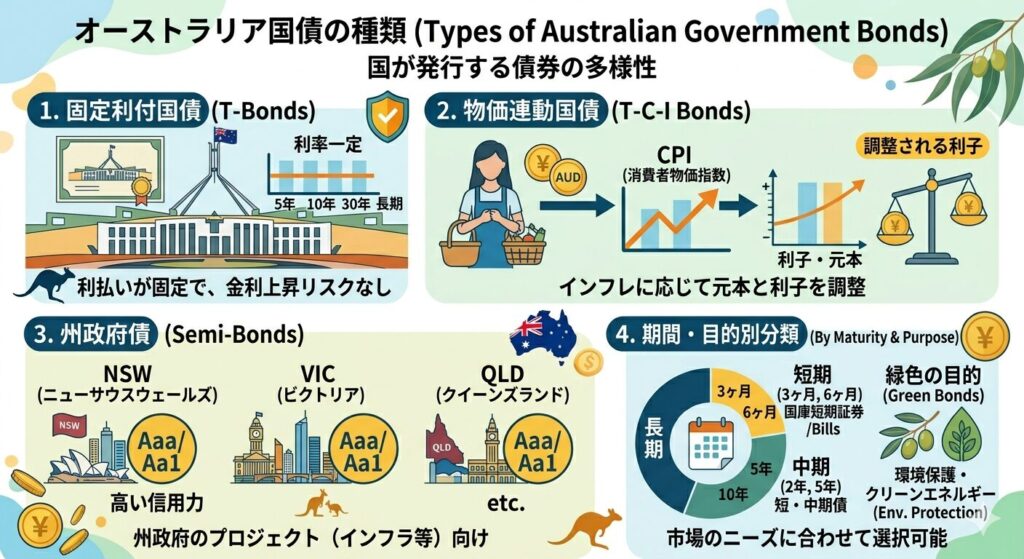 満期別の主な種類