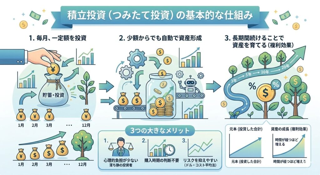積立投資の基本的な仕組み