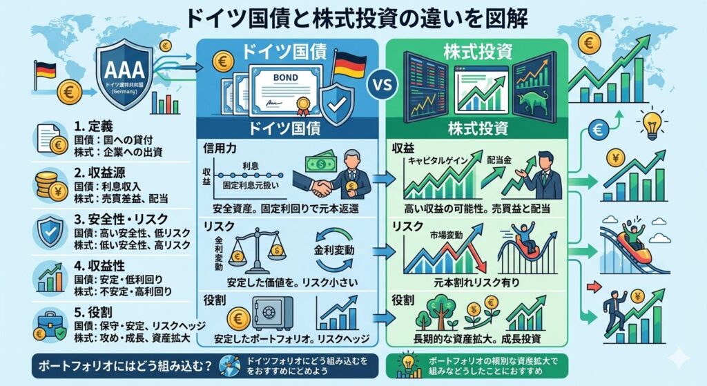株式投資との違い