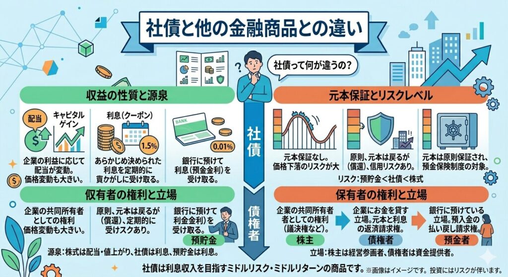 社債と借入の違い