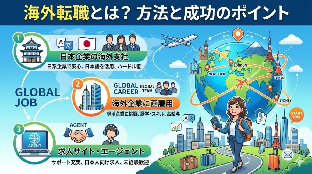 海外転職とは日本で働くのと何が違う？