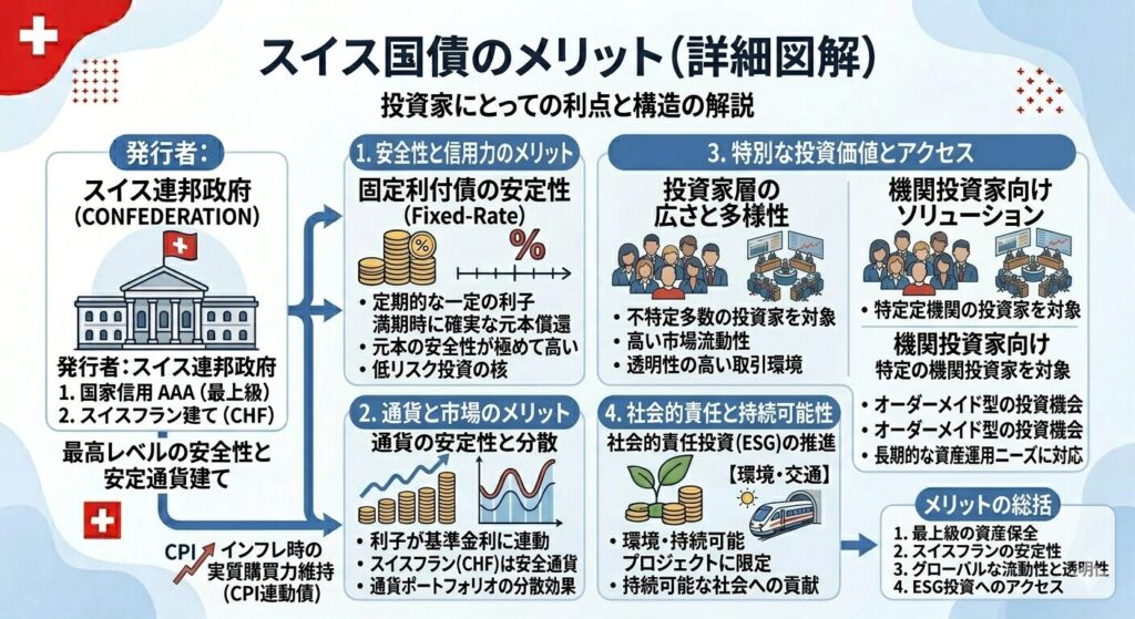 通貨（スイスフラン）の安定性