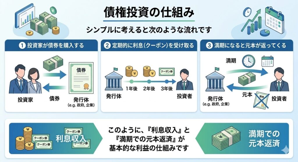 債権投資の基本イメージ