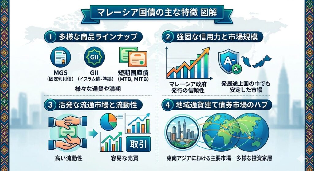 マレーシア国債のポイント