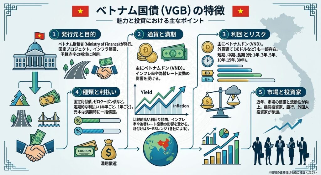 ベトナム国債の特徴