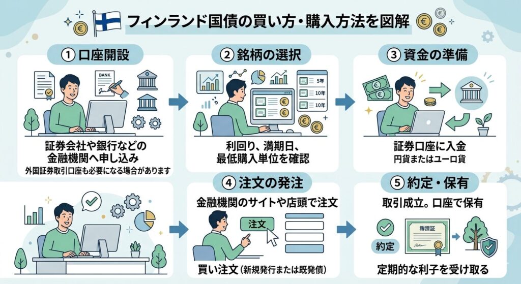 証券会社で購入する方法