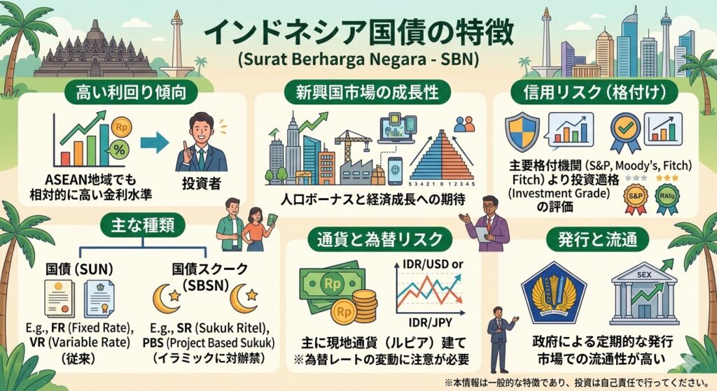 インドネシア国債の特徴