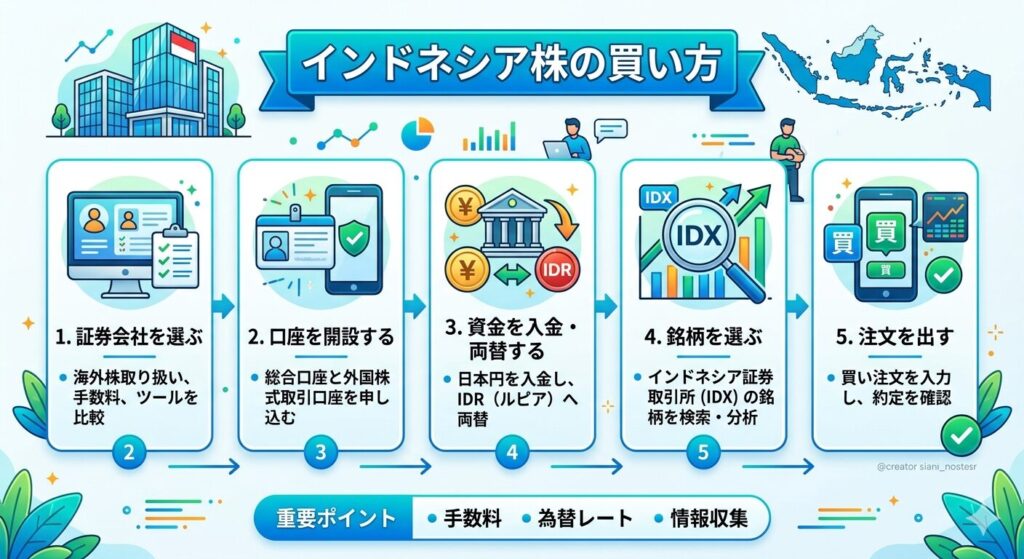 個別株を購入する方法