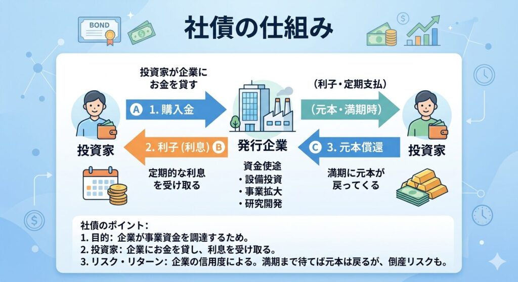 社債の基本的な仕組み