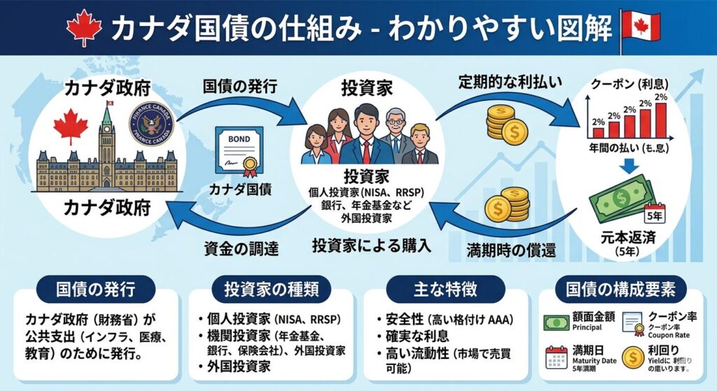 カナダ国債の仕組みをわかりやすく説明