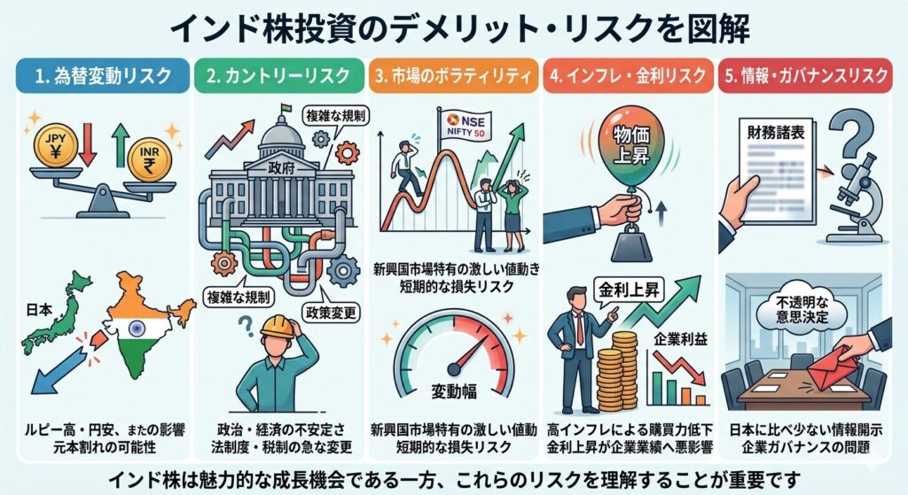 ■インド株の主なリスク