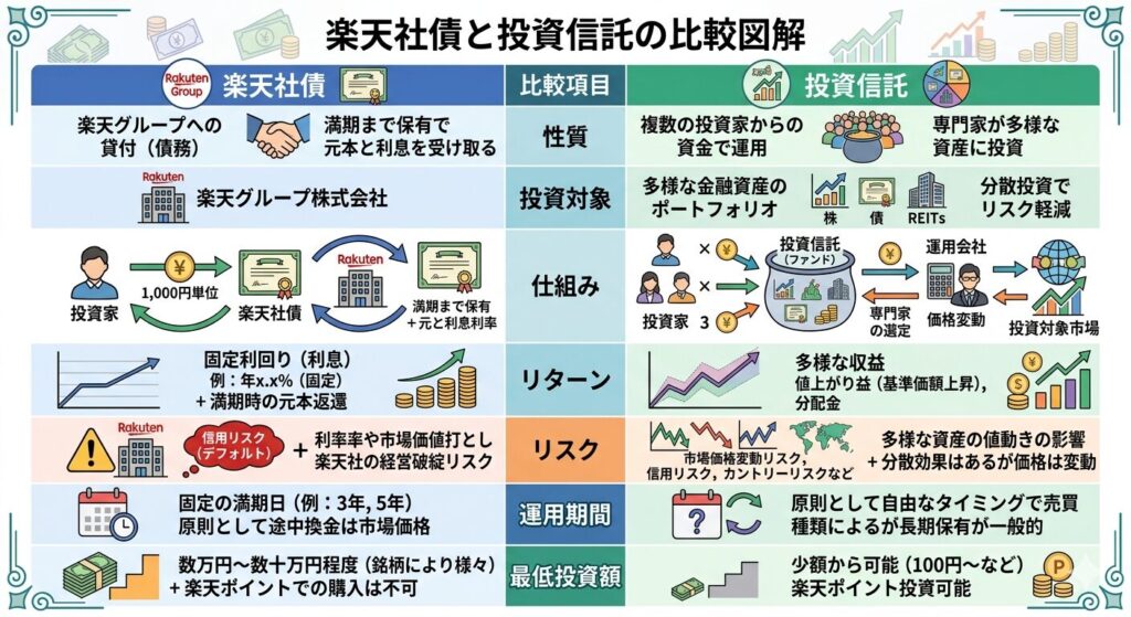 ■ 楽天社債と投資信託（インデックスファンド）