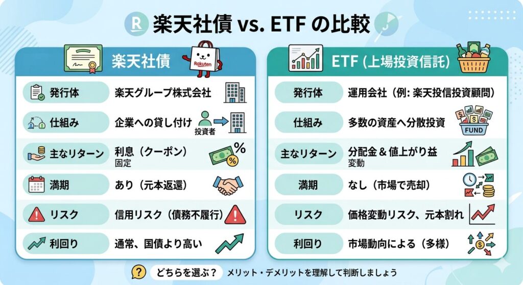 ■ 楽天社債とETF