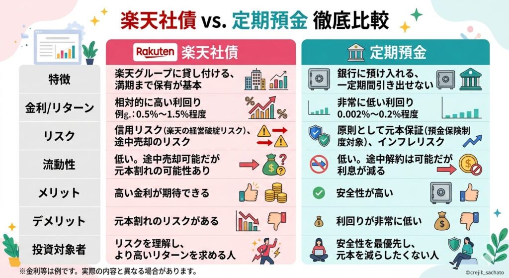 ■ 楽天社債と定期預金